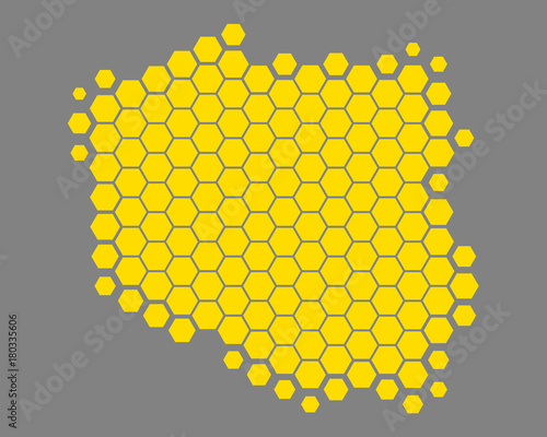 Karte von Polen