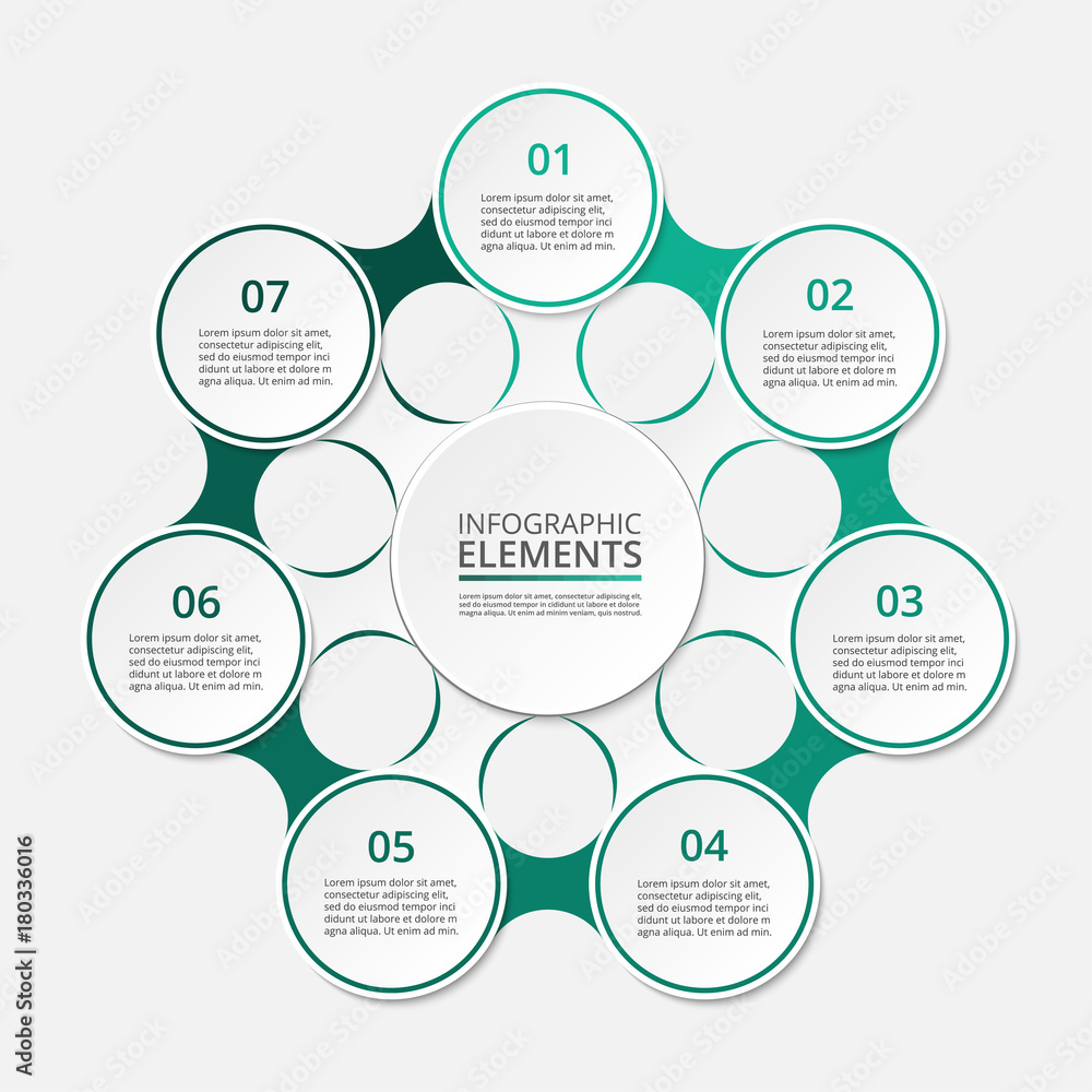 Step by step infographic. Step by step infographic.