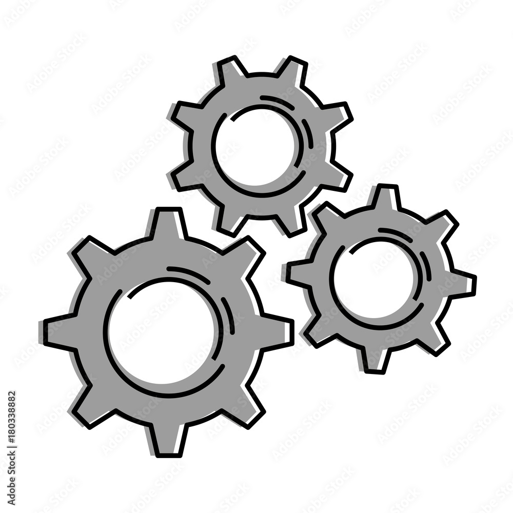 gear machine isolated icon vector illustration design gear machine isolated icon vector illustration design