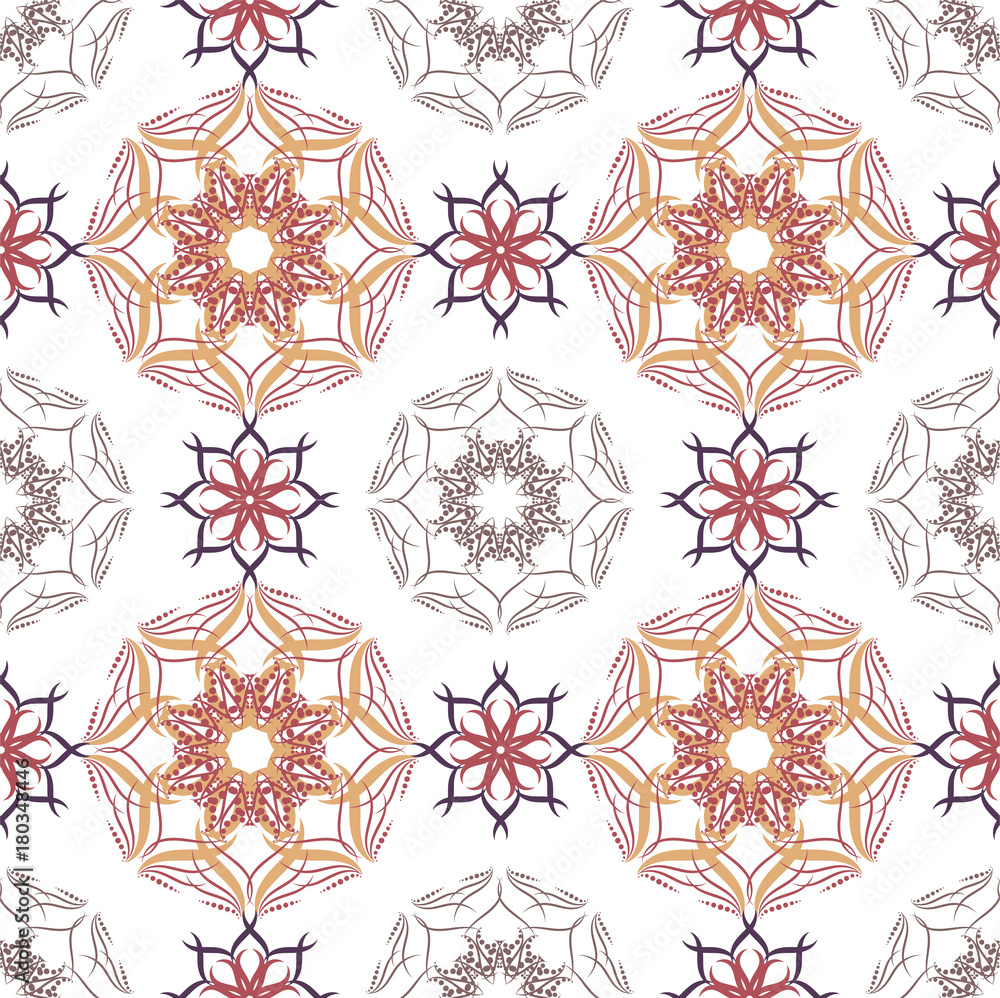 Seamless abstract floral pattern,mandala pattern Seamless abstract floral pattern,mandala pattern