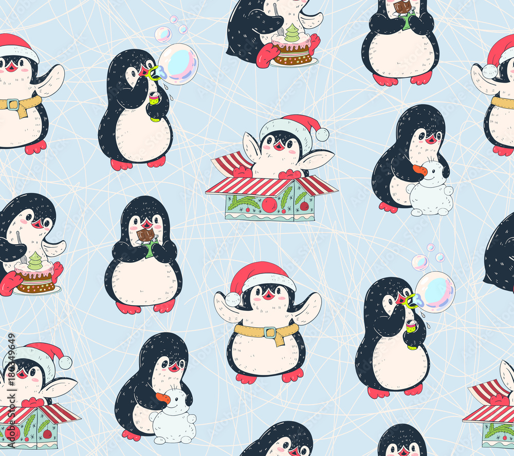 Fototapeta premium Penguins