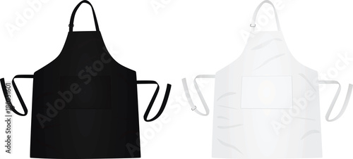 Kitchen apron. vector illustration
