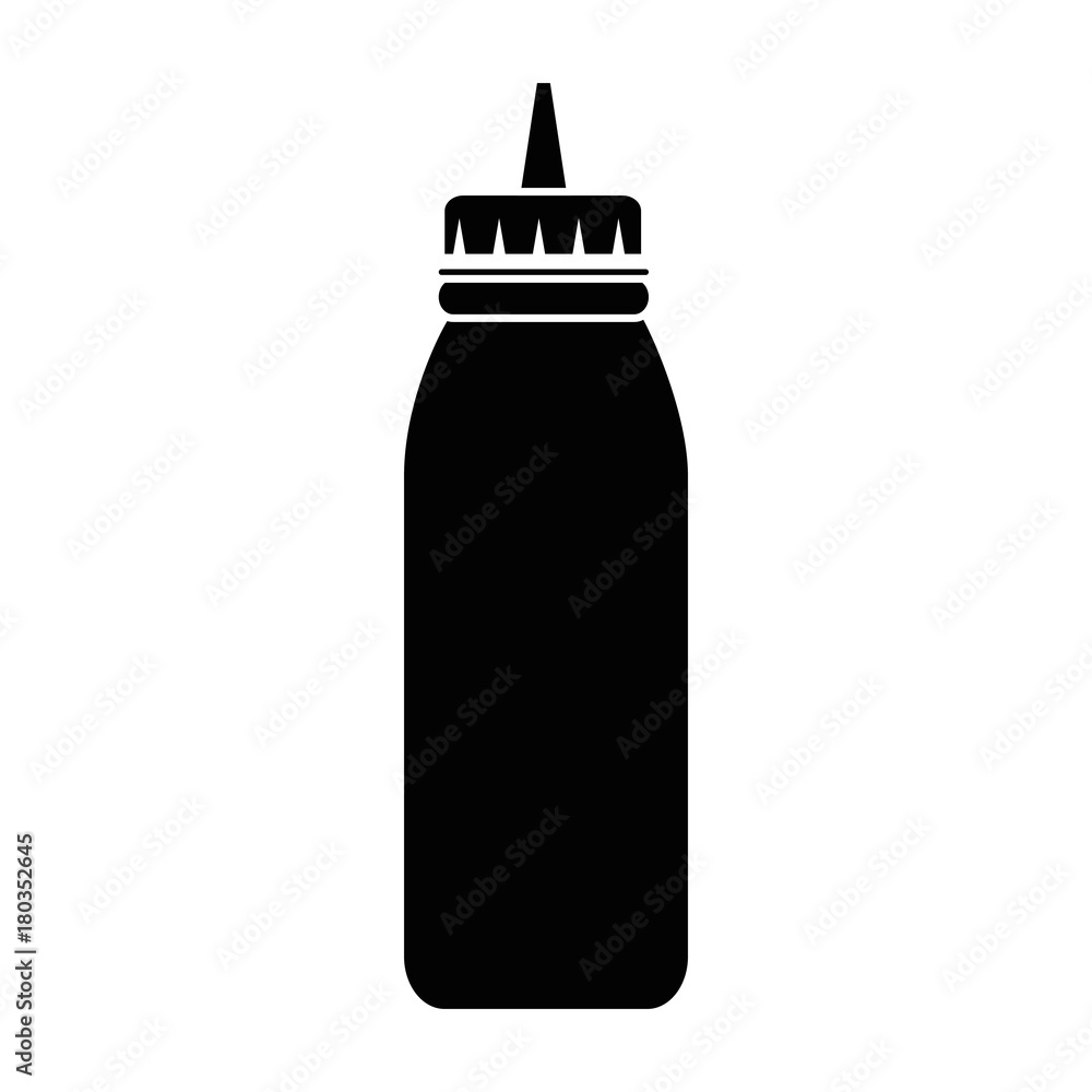 plastic sauce bottle icon vector illustration design plastic sauce bottle icon vector illustration design