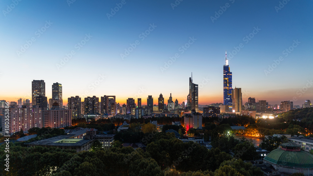 Obraz premium Nanjing Sunset