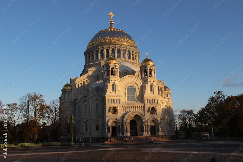 Naval Cathedral of St. Nicholas.Built 1903-1913 years in Kronshtadt