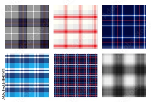 seamless checkered plaid pattern bundle 2. nice for background, wallpaper, and decorative purpose, fabrication and textile design such as flannel etc.