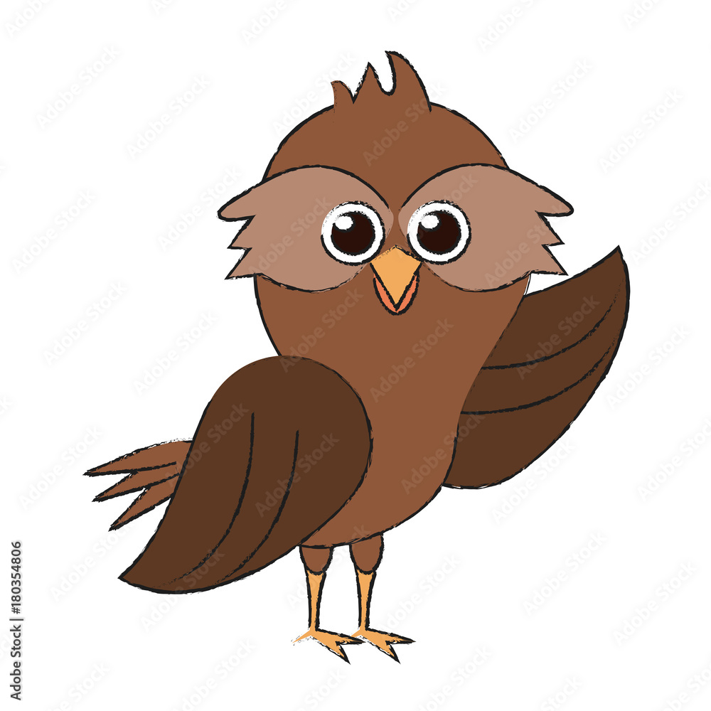Fototapeta premium Cute parrot bird cartoon icon vector illustration graphic design