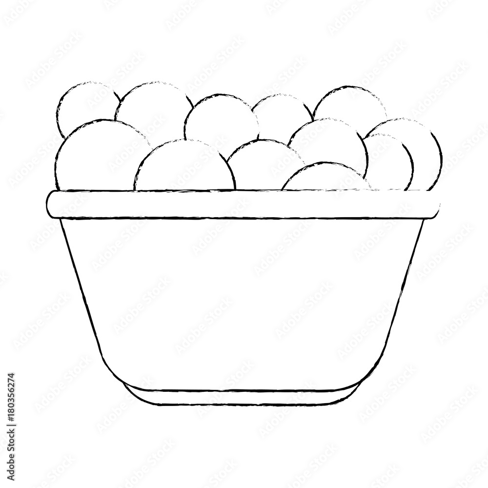 bowl with fresh grapes vector illustration design bowl with fresh grapes vector illustration design