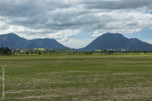Set of mountains horizon