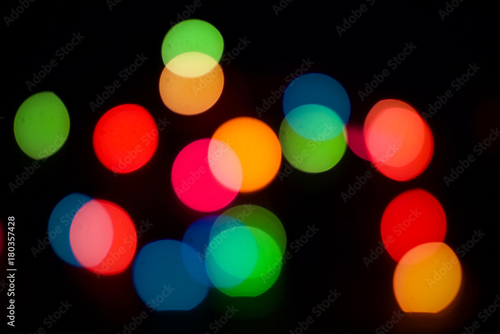 Light bokeh Christmas winter Light bokeh Christmas winter