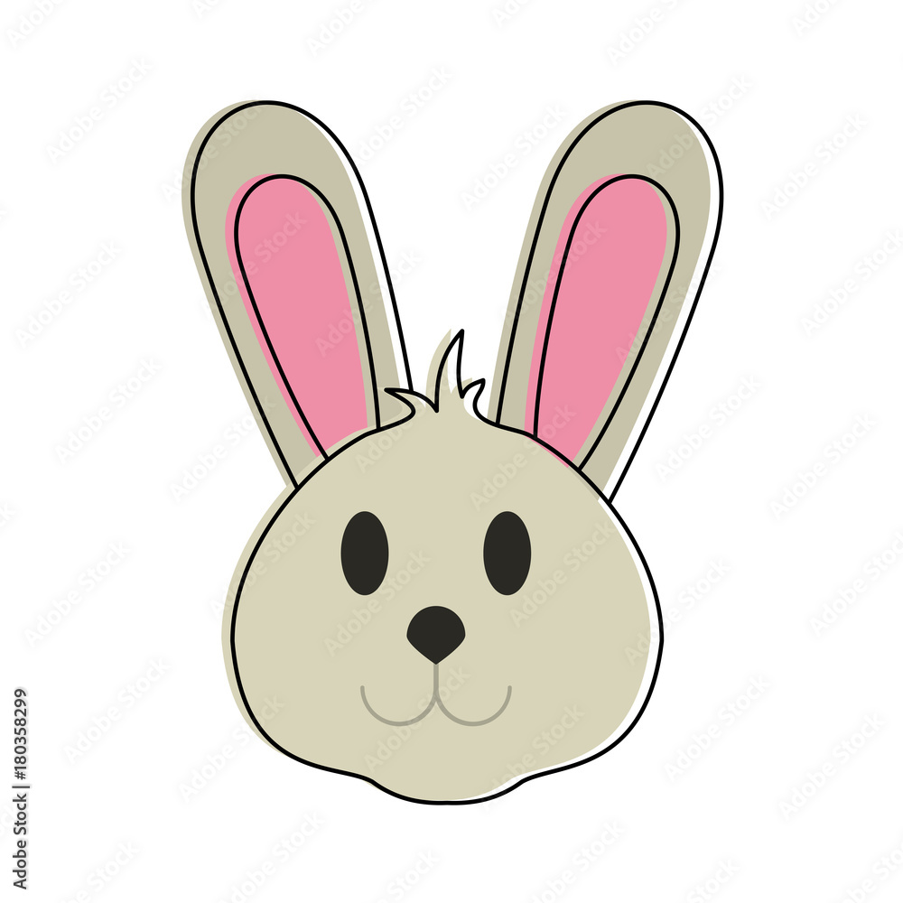 Cute rabbit cartoon icon vector illustration graphic design Cute rabbit cartoon icon vector illustration graphic design