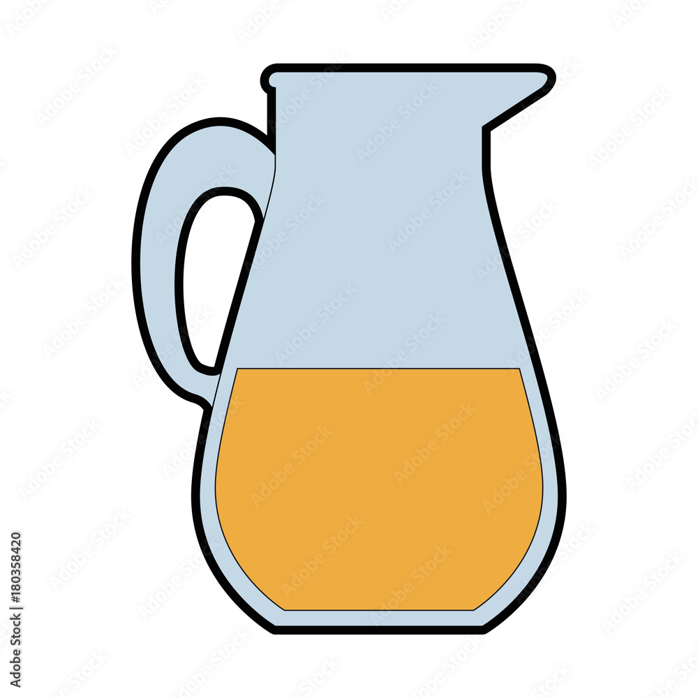 juice glass pot icon vector illustration design juice glass pot icon vector illustration design