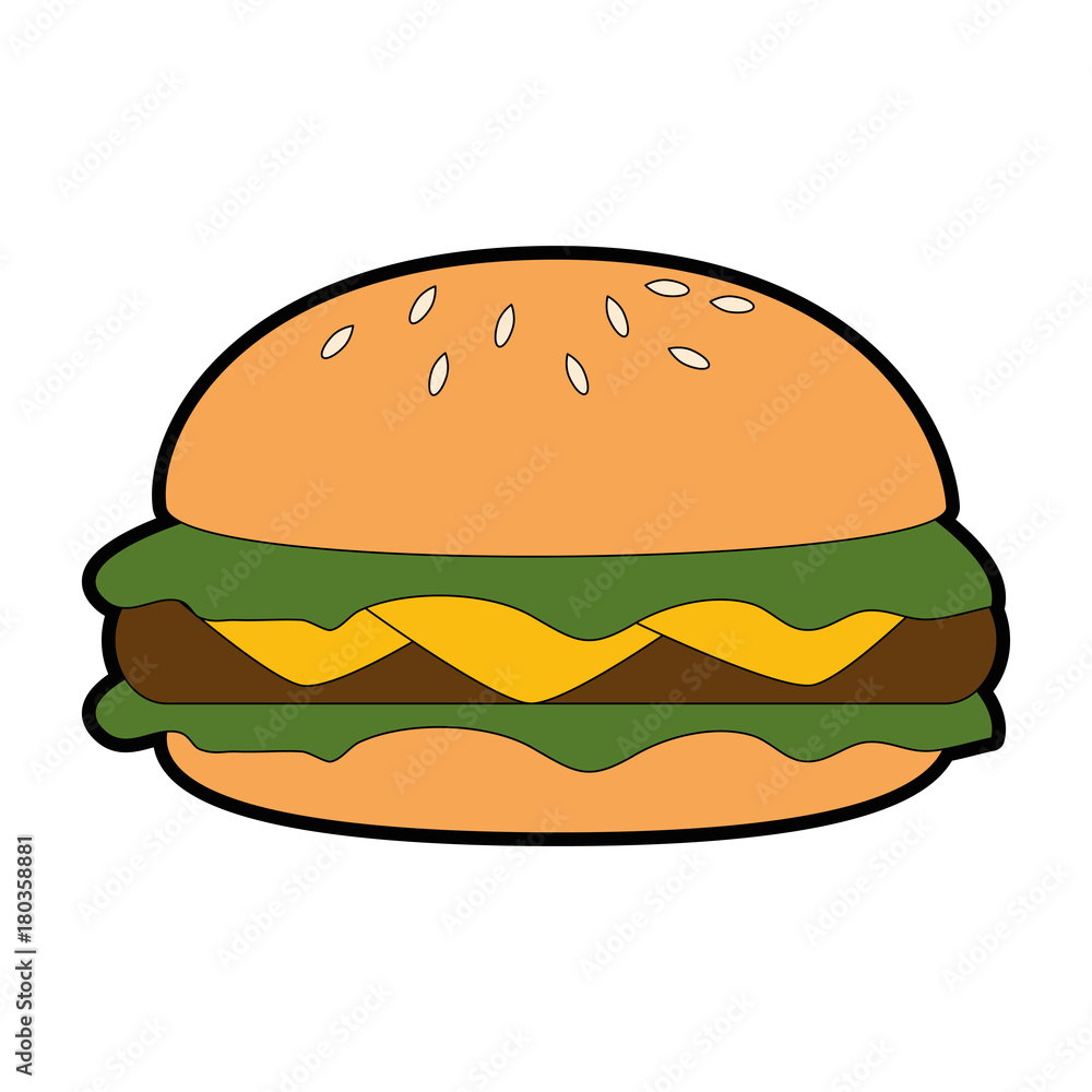 delicious burger isolated icon vector illustration design delicious burger isolated icon vector illustration design