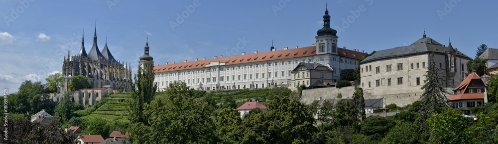 St. Barbara's cathedral and Jesuit College in Kutna Hora