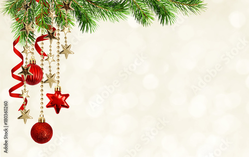 Christmas background with g...