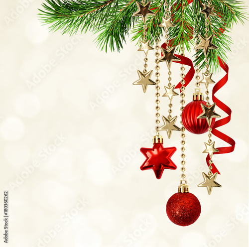 Christmas background with g...