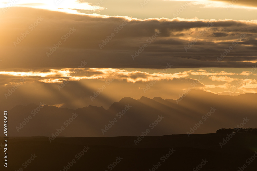 Fototapeta premium Sonnenuntergang in Südafrika