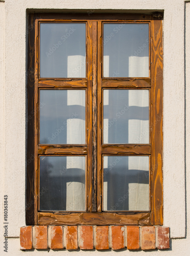 Obraz premium Historical countryside window