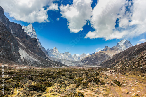 Sagarmatha National Park in the Nepal Himalaya.