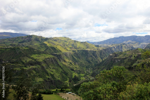 Agriculture and high altitude farming in ecuadorian andes, Ecuador, South America