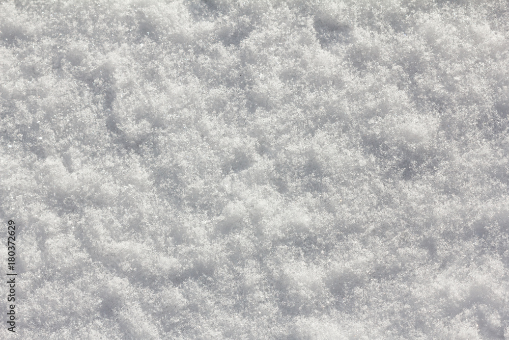 Fototapeta premium Snow white background in winter day. Season of Cold weather, texture maxro.