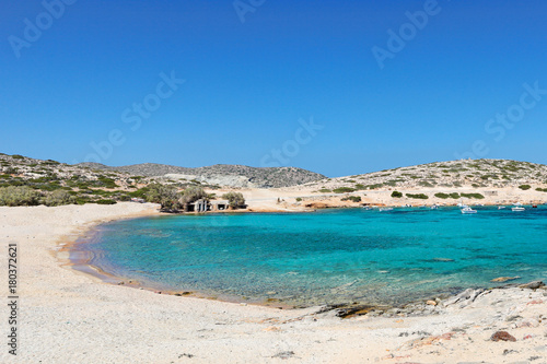 Kalotaritissa beach of Amorgos, Greece © costas1962