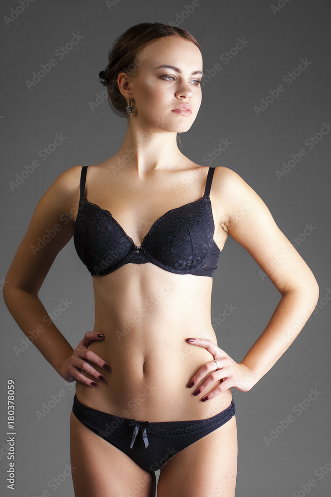 Close up portrait of beautiful brunette woman Close up portrait of beautiful brunette woman