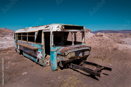 Abandoned Bus in Atacama, Chile (ID: 180378030)