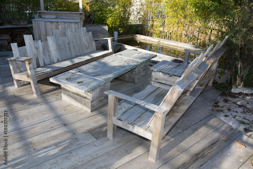 Loft wood garden design of veranda Loft wood garden design of veranda