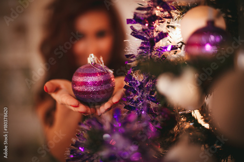 Violet Christmas Decoration