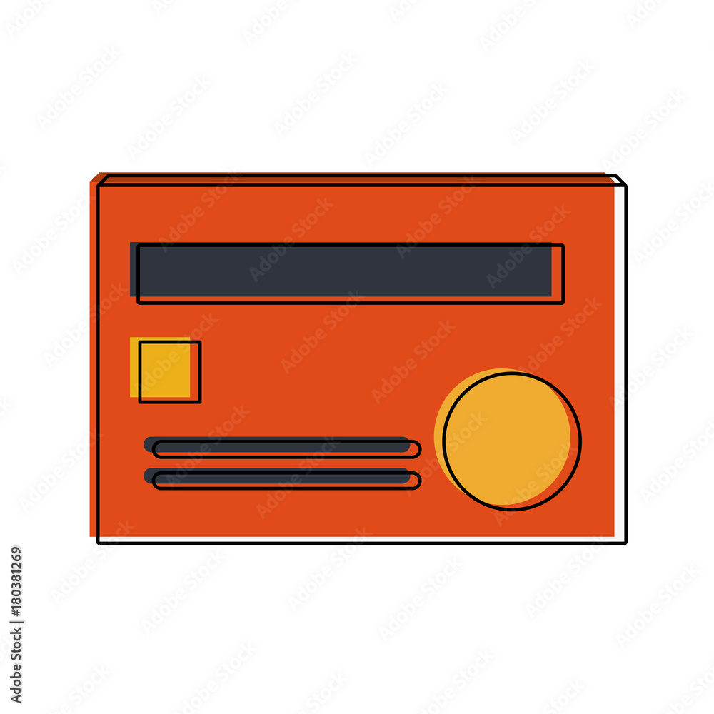 Bank credit card icon vector illustration graphic design Bank credit card icon vector illustration graphic design