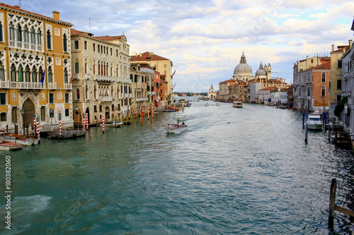 The big channel in Venice on a decline. © Vasilii