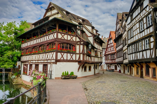 Half-timbered houses in Strasbourg, France