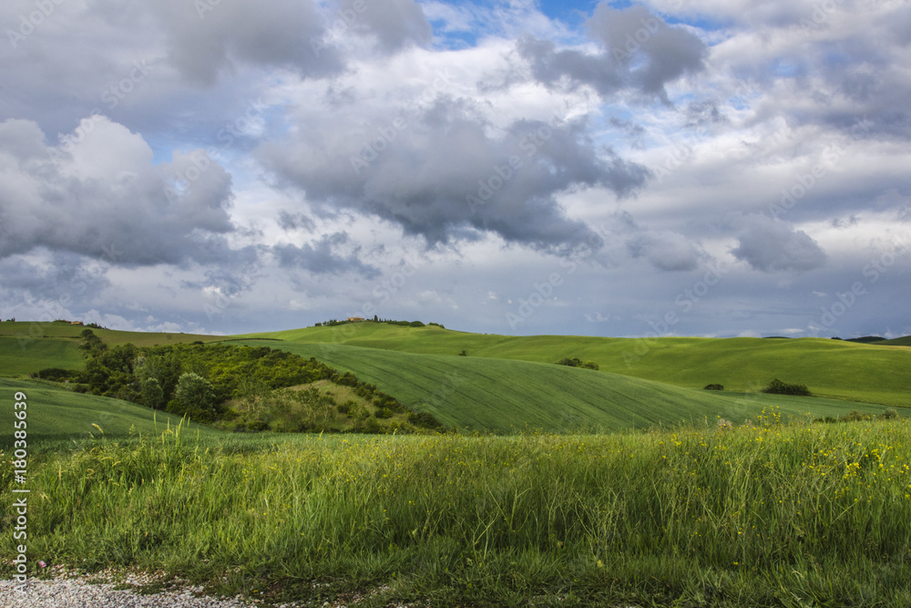 panorama val  d'orcia 