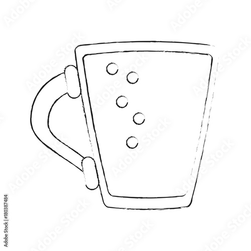 Beer glass cup icon vector illustration graphic design