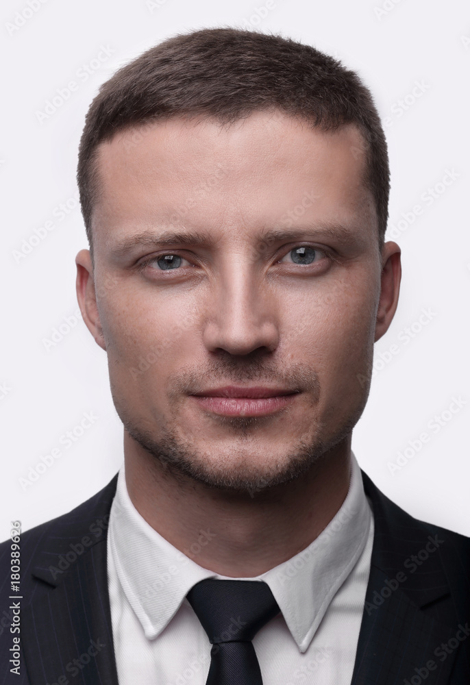 closeup face of a successful man closeup face of a successful man
