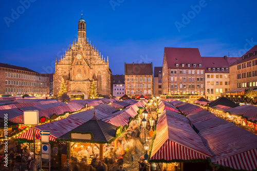 Weihnachtsmarkt in Nürnberg, Deutschland