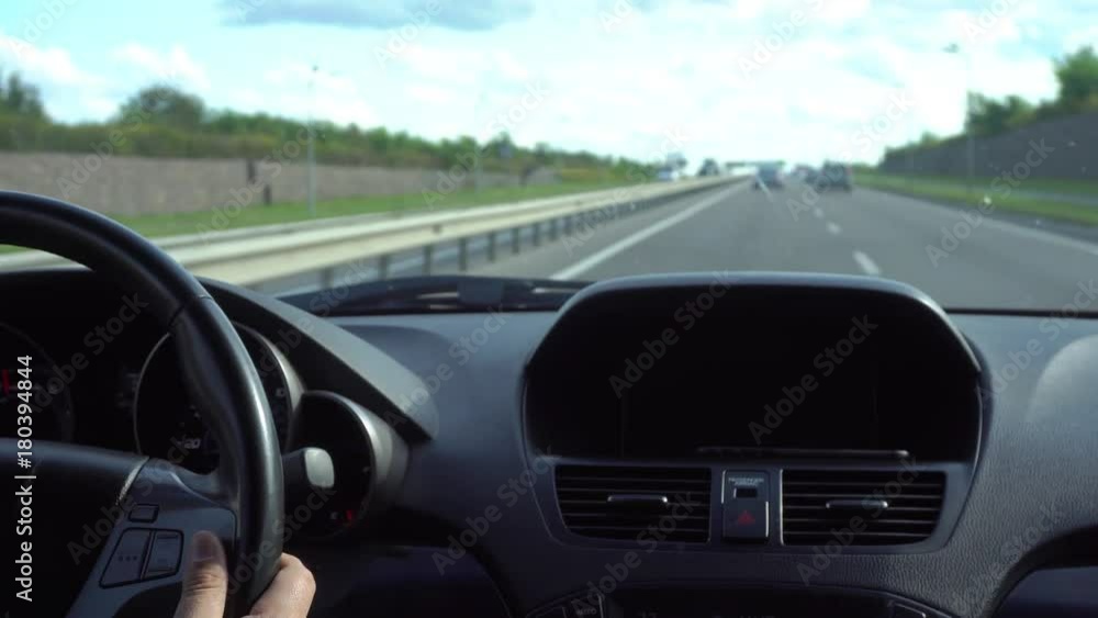 Inside a car. A GPS module is off. Close-up shot Inside a car. A GPS module is off. Close-up shot