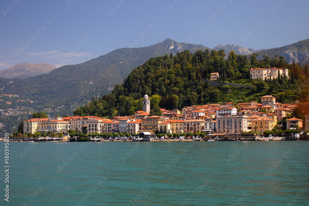 Fototapeta premium Lac de Côme, Italie, Bellagio, Lenno, Tremezzo, Varenna, 