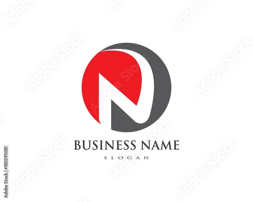 N Letter Logo Business