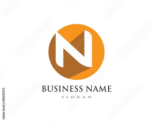 N Letter Logo Business