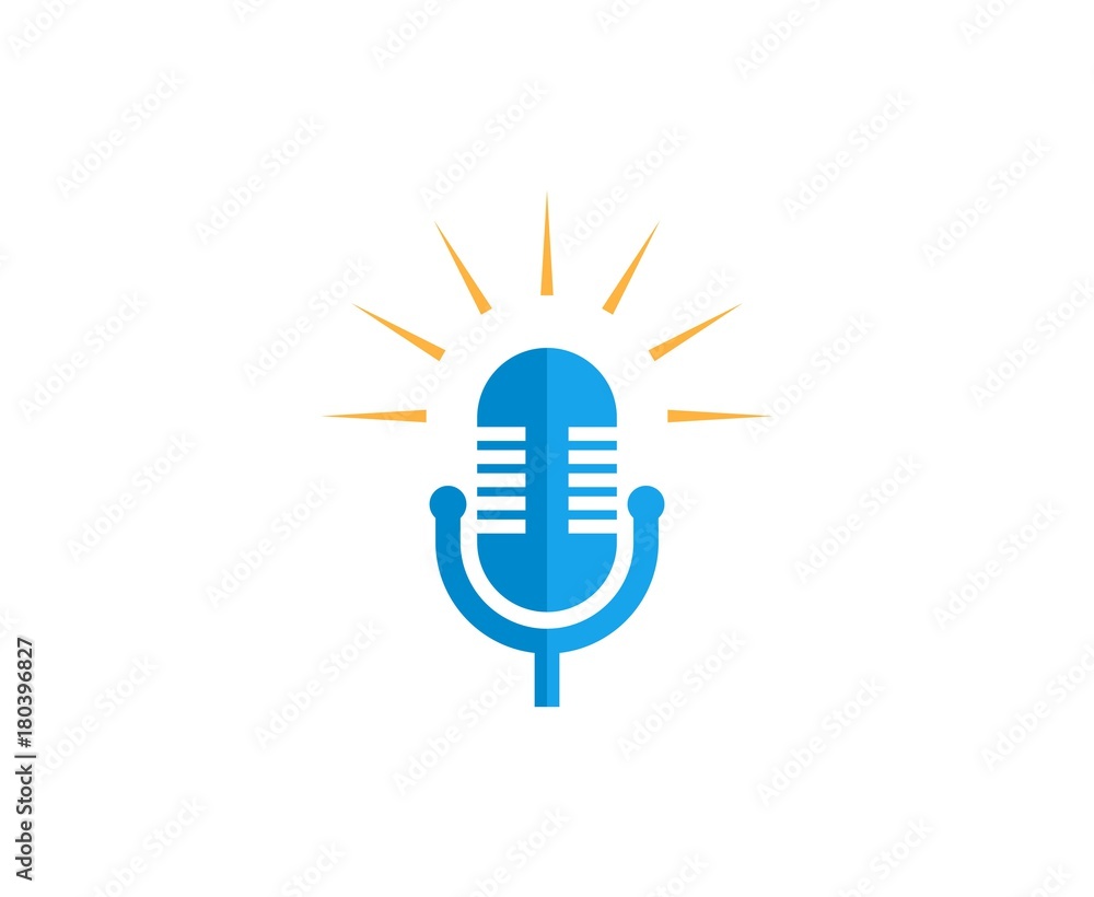 Microphone logo Microphone logo