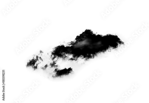 Fototapeta Naklejka Na Ścianę i Meble -  Black clouds in the white sky