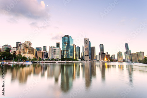 Brisbane City light reflections © Darren