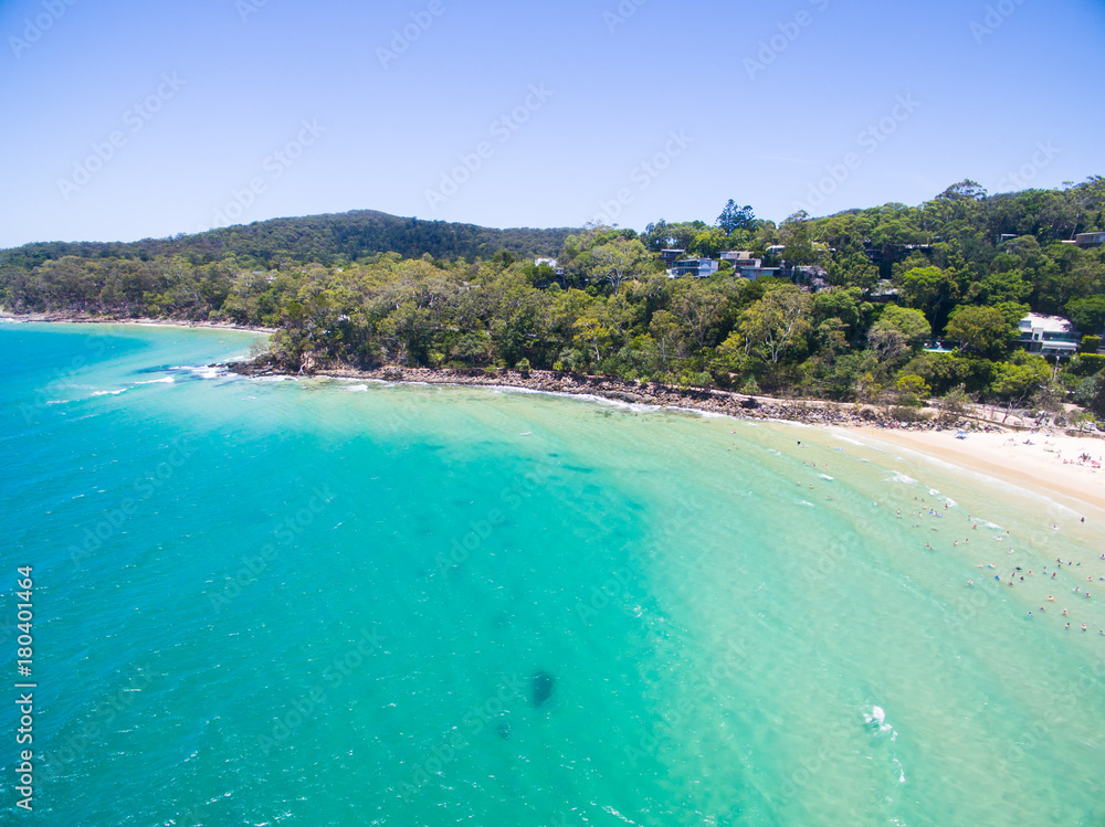 An aerial view of Noosa on Queensland's Sunshine Coast, Australia An aerial view of Noosa on Queensland's Sunshine Coast, Australia