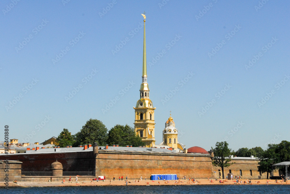 Naklejka premium Peter and Paul Fortress - Saint-Petersburg, Russia