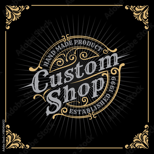 Vintage Luxury Banner Template Design