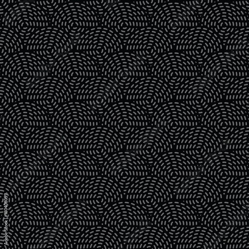 Seamless mosaic pattern with circles