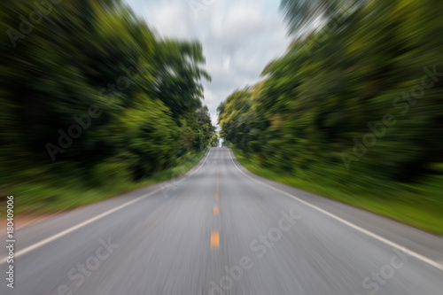 motion blur on road background