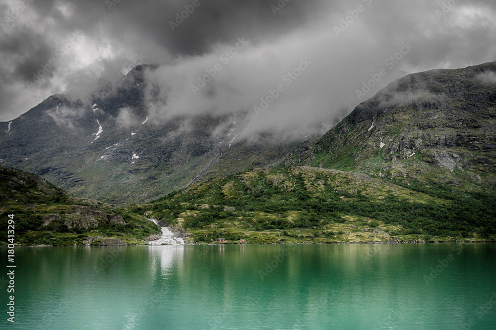 Lake reflections landscape in europe Lake reflections landscape in europe